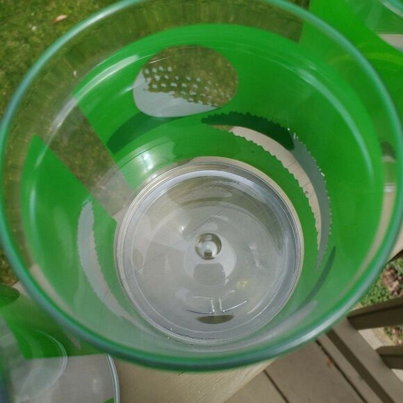 Vintage Acrylic Cera Golf Ball Course Lowball Tumblers Fathers Day Gift Plastic - Picture 4 of 7